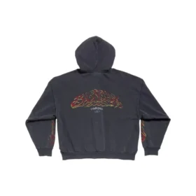 Offshore Zip Up Hoodie Medium Fit “Black Faded” 770939TPVM91568