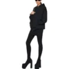 Outside Loop Zip-Up Hoodie Small Fit “Black Faded” 744454TOVF51055