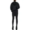 Outside Loop Zip-Up Hoodie Small Fit “Black Faded” 744454TOVF51055