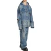 Oversized Hooded Jacket “Blue” 719315TNW56-4268