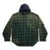 Oversized Hooded Shirt “Green” 746369TOM213328
