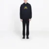 Oversized Interlocked BB Hoodie “Black Yellow” 578138TEV191361