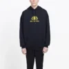Oversized Interlocked BB Hoodie “Black Yellow” 578138TEV191361
