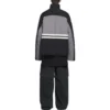 Padded Funnel-Neck Tracksuit Jacket “Grey Black” 675462-TKO48-1000