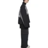 Padded Funnel-Neck Tracksuit Jacket “Grey Black” 675462-TKO48-1000