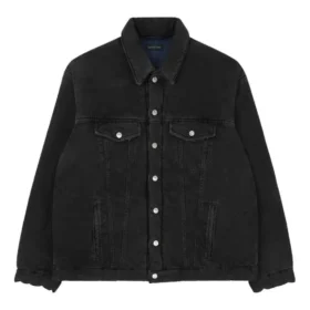 Padded Japanese Denim Jacket “Black” 681689TIWA21440