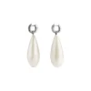 Palazzo Pearl Earrings “Antique Silver” 786840TP01Z1290