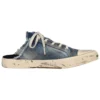 Paris Distressed Denim Mule “Blue” 693952W3RCL4090