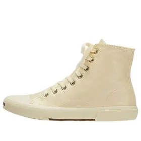 Paris High Top Sneakers “Beige Leather and Beige Rubber” 688752W3RCA9090