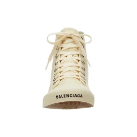 Paris High Top Sneakers “Beige Leather and Beige Rubber” 688752W3RCA9090
