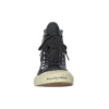 Paris High Top Sneakers “Black Destroyed Denim and White Rubber” 688756W3RC11090