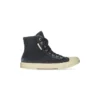 Paris High Top Sneakers “Black Destroyed Denim and White Rubber” 688756W3RC11090