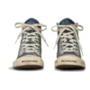 Paris High Top Sneakers “Blue Destroyed Denim and Rubber” 688752W3RCL4090