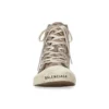 Paris High Top Sneakers “Tan BB Monogram Cotton and White Rubber” 688756W3RQ12298