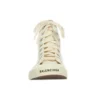 Paris High Top Sneakers “White Destroyed Cotton and White Sole” 688752W3RC49090