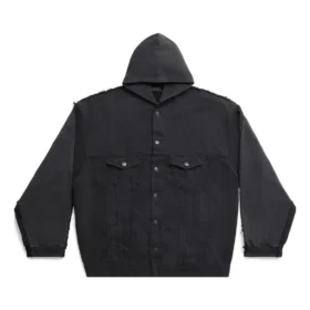 Paris Hybrid Hooded Jacket “Black” 738737TNW111700