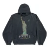 Paris Liberty Hoodie Oversized “Black” 739024TQVS11083