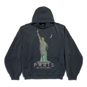 Paris Liberty Hoodie Oversized “Black” 739024TQVS11083