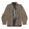Paris Liberty Layered Shirt Oversized “Dark Green” 794656TQM202880