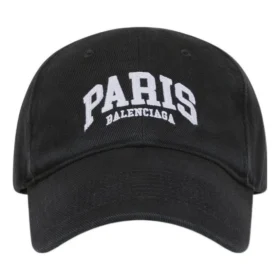 Paris Logo Baseball Cap “Black White” 680748410B20107