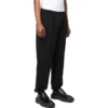 Paris Logo Stretched Knee Sweatpants “Black White” 675244TLVL81070