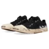 Paris Low Top Graffiti Sneakers “Black and White Destroyed Cotton” 688757W3RR51099