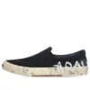 Paris Low Top Slip On Shoes “Washed Black Cotton” 710297W3RR51099