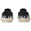 Paris Low Top Slip On Shoes “Washed Black Cotton” 710297W3RR51099