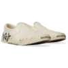 Paris Low Top Slip On Shoes “Washed White Cotton” 710295W3RR59010