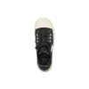 Paris Low Top Sneakers “Black Destroyed Cotton and White Rubber” 688754W3RC21090