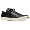 Paris Low Top Sneakers “Black Destroyed Cotton and White Rubber” 688754W3RCB1090
