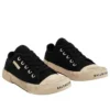 Paris Low Top Sneakers “Black Destroyed Cotton and White Rubber” 688757W3RC21090