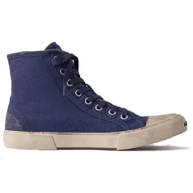 Paris Low Top Sneakers “Indigo Destroyed Cotton and White Rubber” 688752W3RC14990