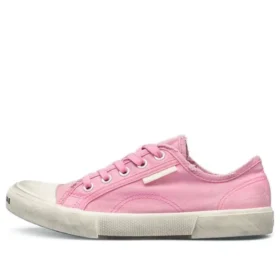 Paris Low Top Sneakers “Washed Pink Cotton and White Rubber” 688757W3RC25590