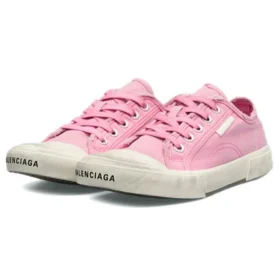 Paris Low Top Sneakers “Washed Pink Cotton and White Rubber” 688757W3RC25590