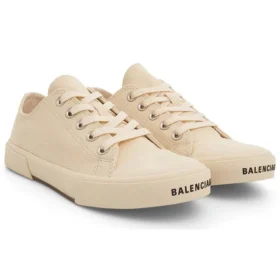Paris Low Top Sneakers “White Cotton and White Rubber” 688757W3RCB9090
