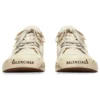 Paris Low Top Sneakers “White Destroyed Cotton and White Rubber with Graffiti” 688757W3RR59010