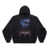 Paris Moon No Pocket Hoodie Oversized “Black Faded” 744462TOVE31055