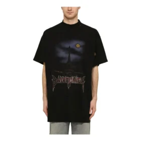 Paris Moon T-shirt Oversized “Black Faded” 739028TQVX61055