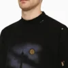 Paris Moon T-shirt Oversized “Black Faded” 739028TQVX61055