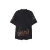 Paris Moon Upside Down T-Shirt Oversized “Black Faded” 698811TOVT31055