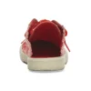 Paris Mules “Red Destroyed Cotton and White Rubber” 693952W3RC36090