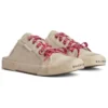 Paris Mules “White Destroyed Cotton and White Rubber” 693952W3PA59060