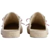 Paris Mules “White Destroyed Cotton and White Rubber” 693952W3PA59060