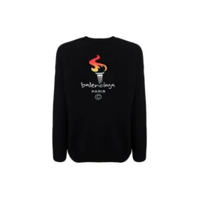 Paris Olympics Crew Neck Sweater “Black” 621032T41041070