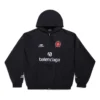 Paris Soccer Zip-up Hoodie Medium Fit “Black White” 744457TPVS61070