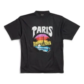 Paris Tropical T-shirt Medium Fit “Black” 764235TPVL91569