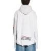 Paris Upside Down Hoodie Oversized “White” 698156TMVD19000