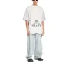 Paris Upside Down T-Shirt Oversized “White” 698811TMVC9900