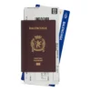 Passport Long Wallet 2 Tickets “Dark Red” 7877772AA3R6027